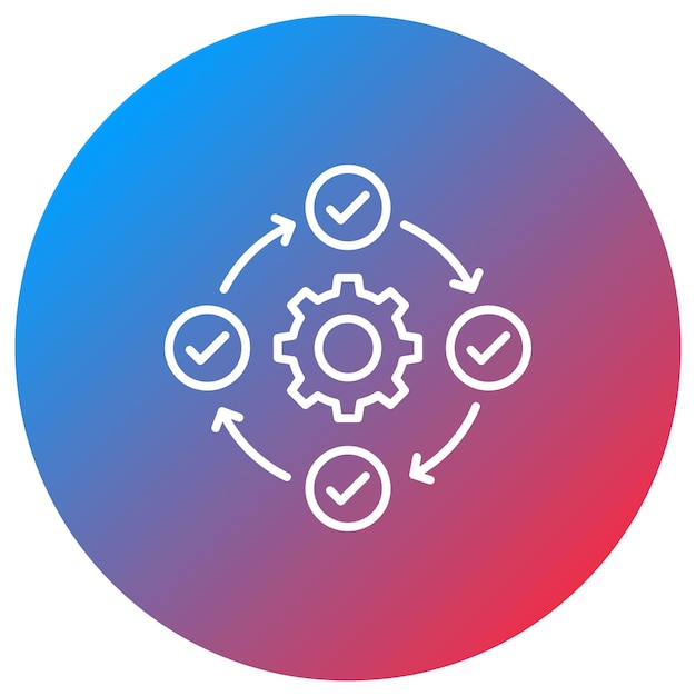 Agile icon vector image Can be used for Marketing Technology