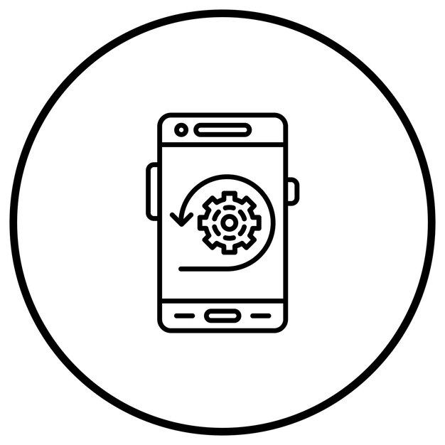 agile icon vector image can be used for mobile app development