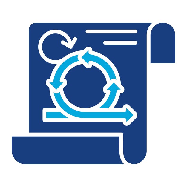 Agile Principles Duotone Illustration