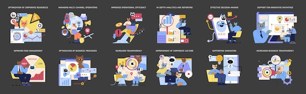 Ai in global business management focuses on enhancing operational efficiency and decisionmaking