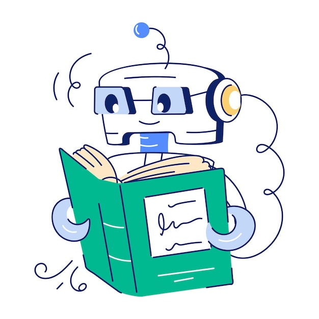 AI Innovations Hand Drawn Illustration