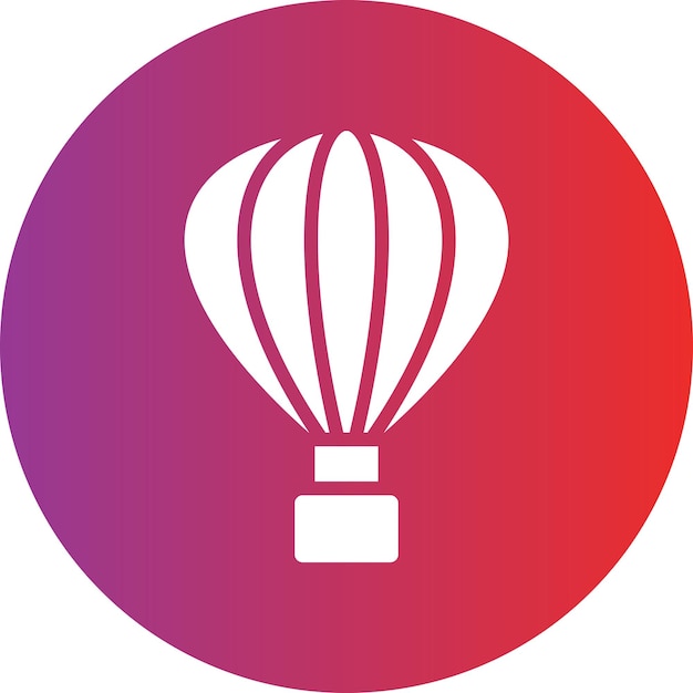 Air Balloon Icon Style