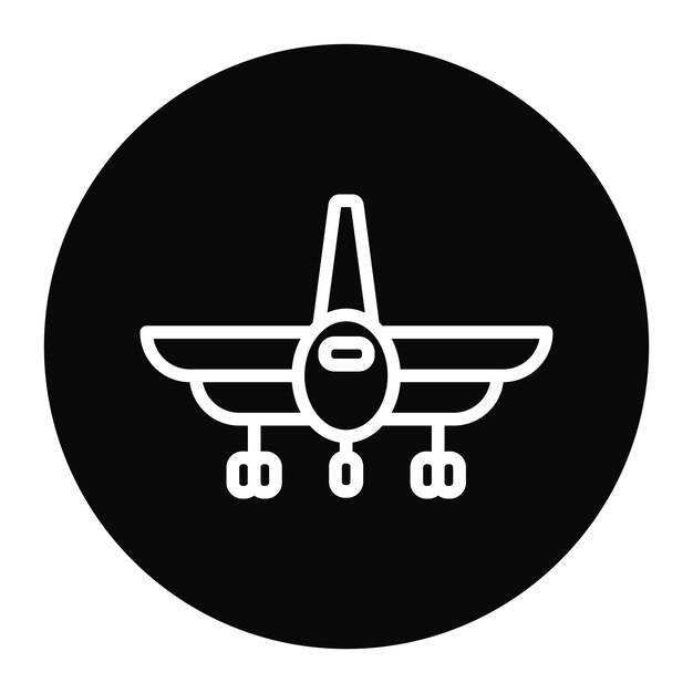 Aircraft icon vector image Can be used for Airline