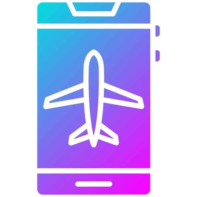 Airplane mode active Vector Illustration Style