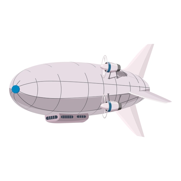 Airship icon Cartoon illustration of airship vector icon for web design