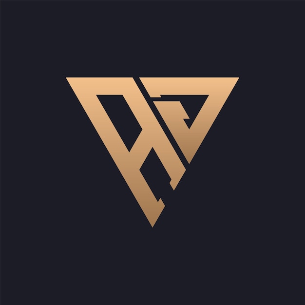aj logo design modern minimal elegant and luxury aj logo sleek triangle monogram letter aj logo design for brand corporate business identity