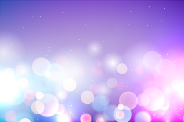 Alacakaranlık tonlarında odak dışı gökyüzünde bokeh arka planı