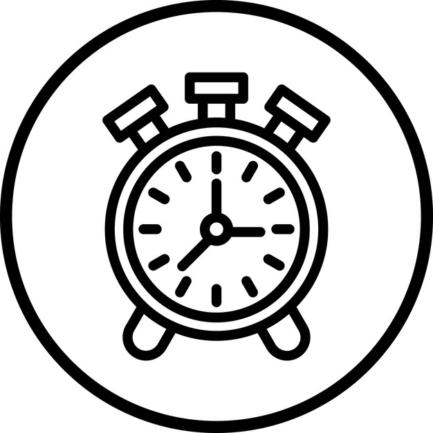Alarm Clock Icon Style