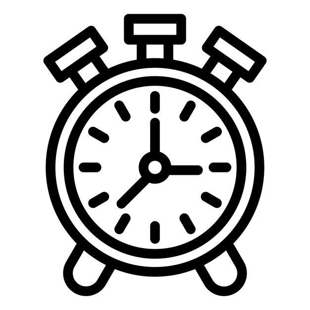 Alarm Clock Icon Style