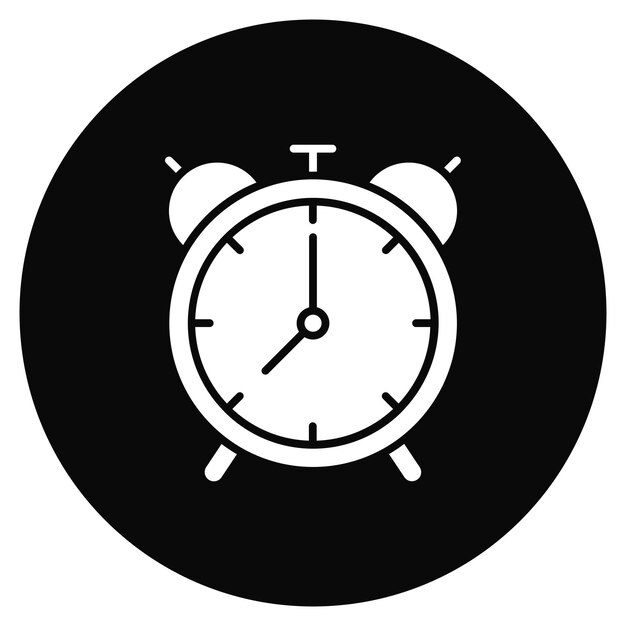 Alarm Clock icon vector image Can be used for Office Stationery