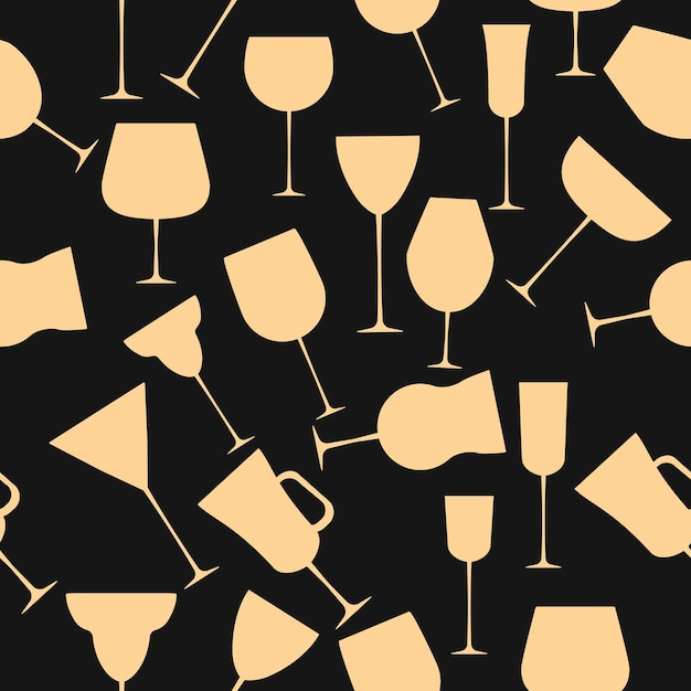 Alcoholic glass Luxury trendy useful design cute abstract vector illustration artwork