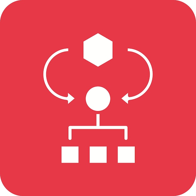 Algorithm icon vector image Can be used for Coding and Development