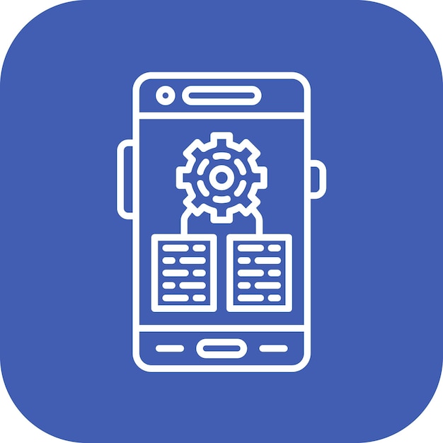 algorithm icon vector image can be used for mobile app development