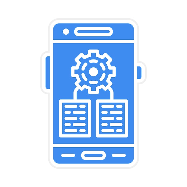 algorithm icon vector image can be used for mobile app development