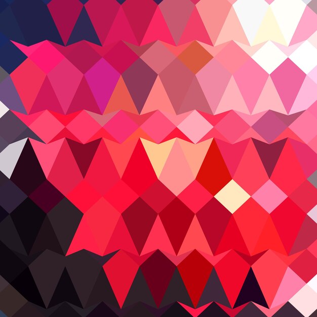 Alizarin Crimson Abstract Low Polygon Background