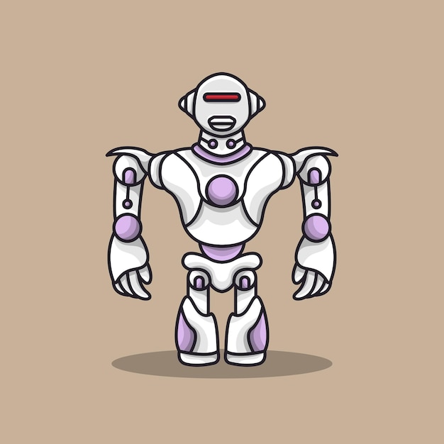 amazing humanoid mascot logo icon