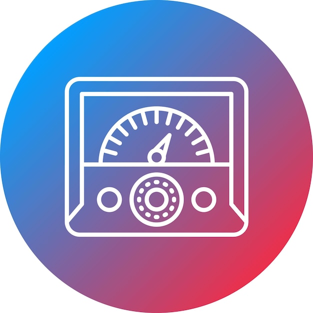 Ammeter icon vector image Can be used for School