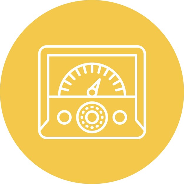 Ammeter icon vector image Can be used for School