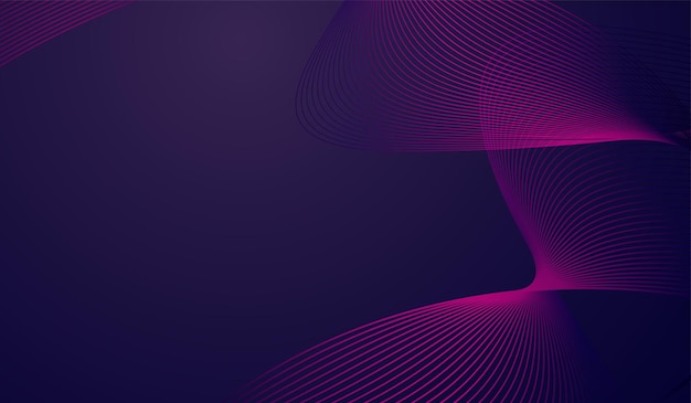 an abstract futuristic waving patterns in shades of pink and purple indeep blue background dynamic wave pattern modern wavy lines futuristic technology concept