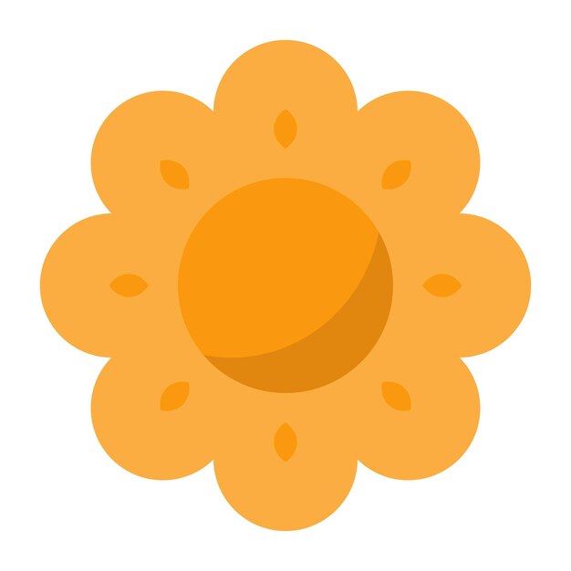 An editable design icon of cookie