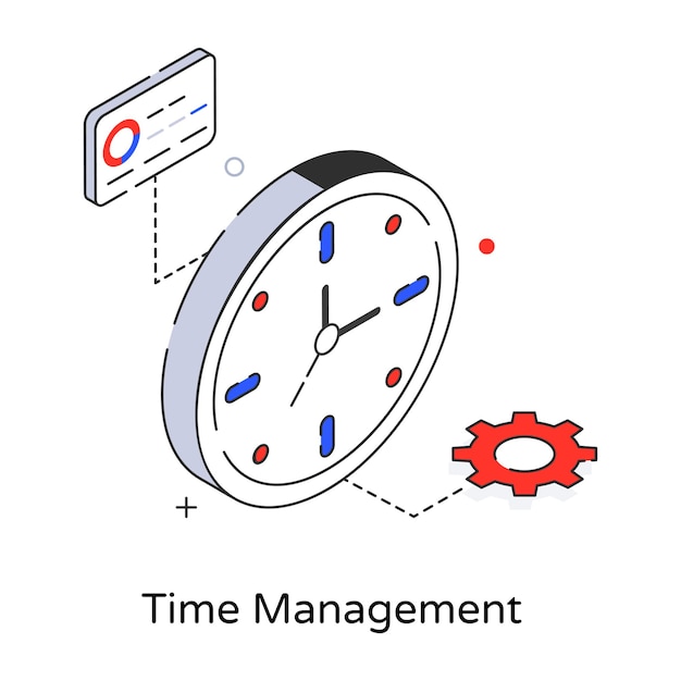 An editable design of time management