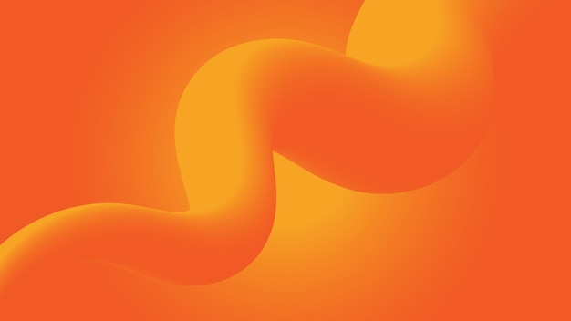 an orange and yellow painting of a snake