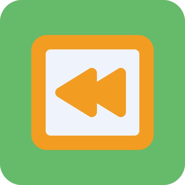 an orange square with an arrow on it
