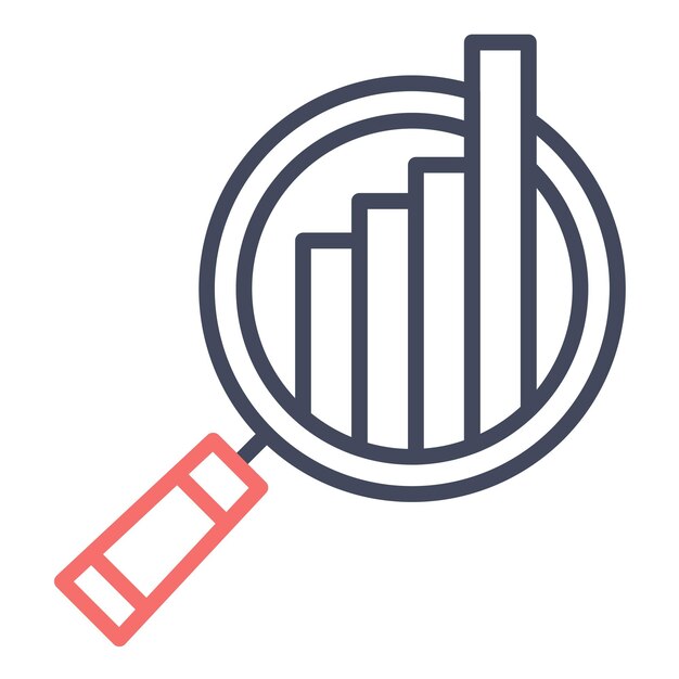 Analyse - Vektorillustrationstil