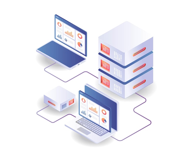 Analysera serverdata med datorer och smartphones