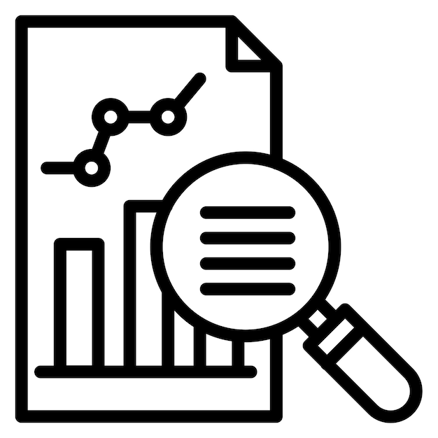 Analysis icon vector image Can be used for Market Research