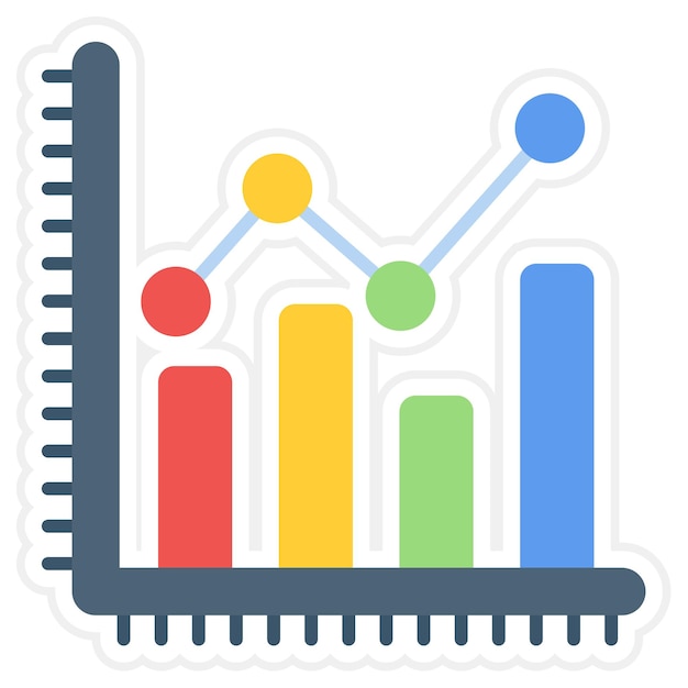 analysis icon vector image can be used for project management