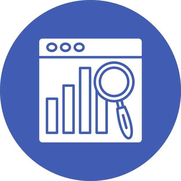 Analysis icon vector image Can be used for User Experience