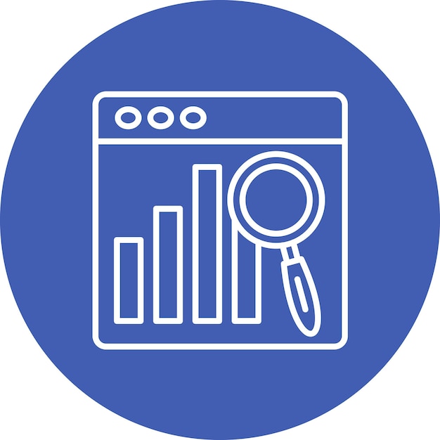 Analysis icon vector image Can be used for User Experience