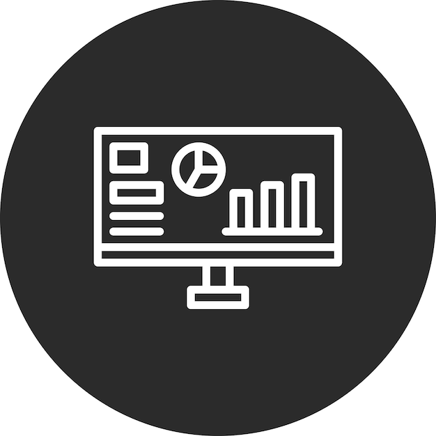Analytics vector icon illustration of Banking and Finance iconset