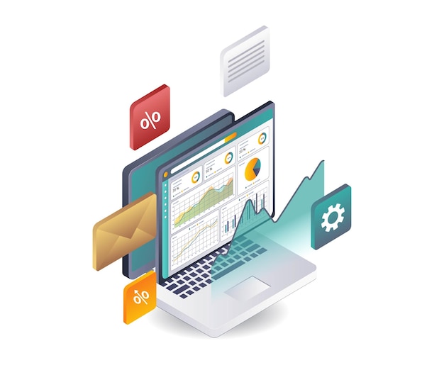 analyzing digital business growth with data computing