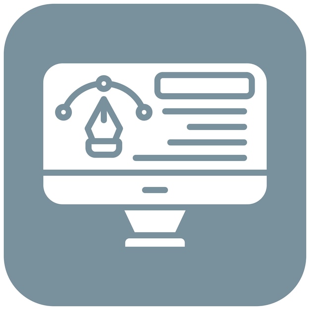 anchor point icon vector image can be used for design