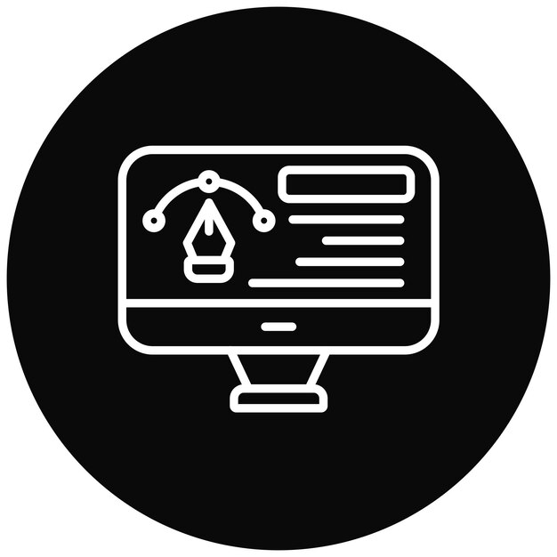 Anchor Point icon vector image Can be used for Design