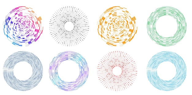 Ange Designelement symbol Redigerbar halftone ram prick cirkelmönster på vit bakgrund Vektorillustration eps 10 ram med svarta slumpmässiga prickar Rund kant Ikon som använder halftone cirkel prickar text