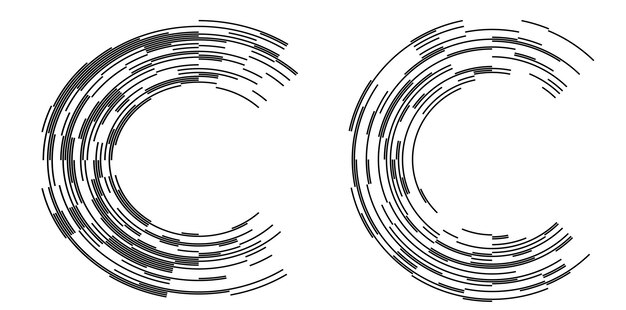 Ange Designelement symbol Redigerbar halftone ram prick cirkelmönster på vit bakgrund Vektorillustration eps 10 ram med svarta slumpmässiga prickar Rund kant Ikon som använder halftone cirkel prickar text