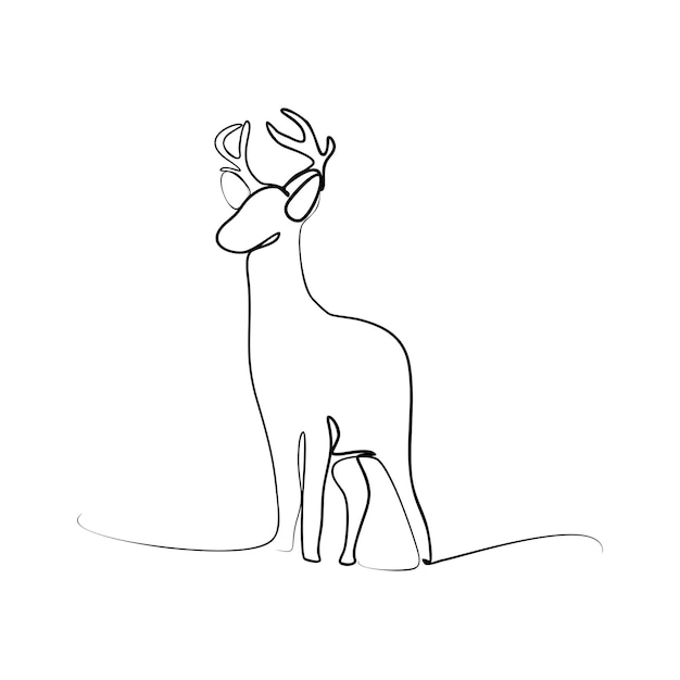 animal line arts with elegant and minimalist style