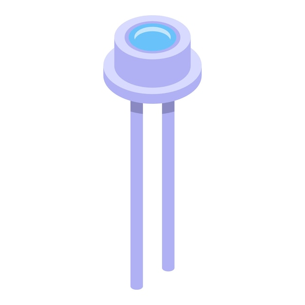 Anode icon Isometric of anode vector icon for web design isolated on white background