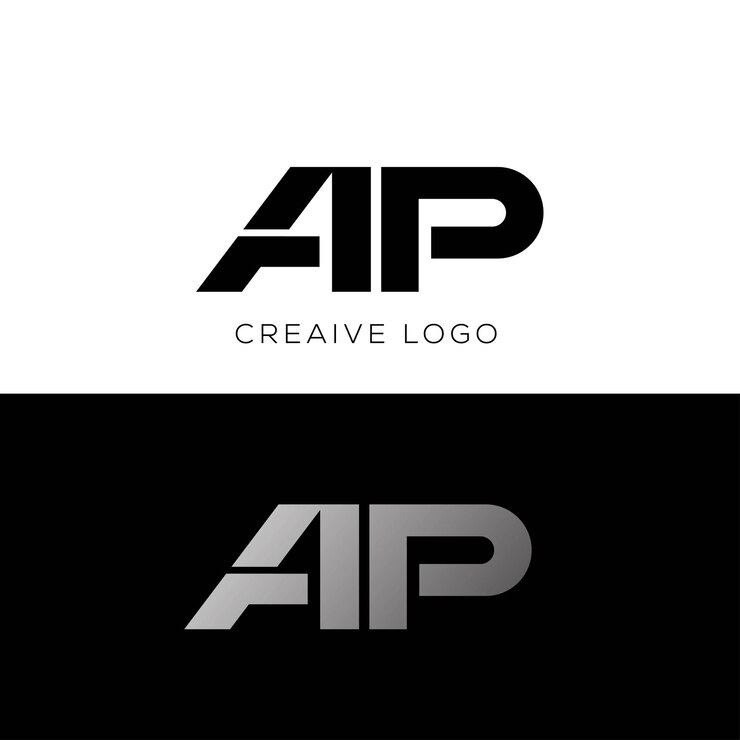Vektör ap initial letter logo design