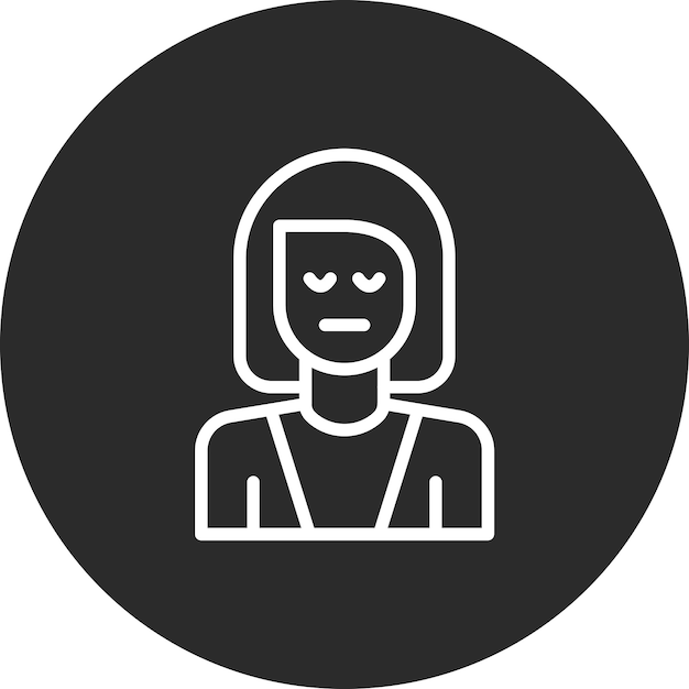 Apathy vector icon illustration of Mental Health iconset