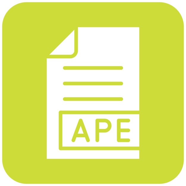 APE Vector Icon Design Illustration