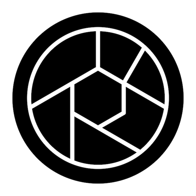 Aperture Vector Illustration Style