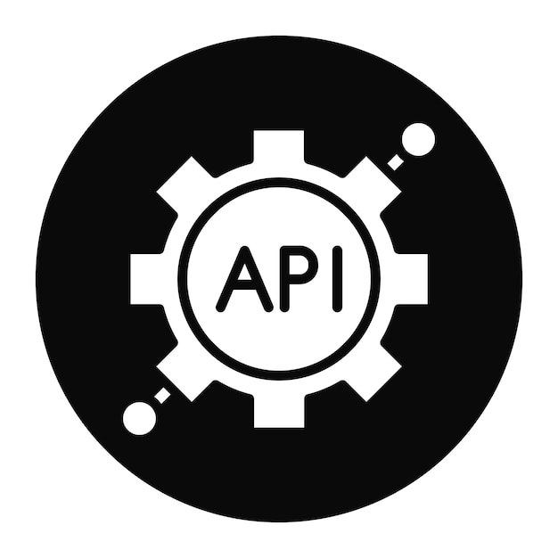 api icon vector image can be used for new media
