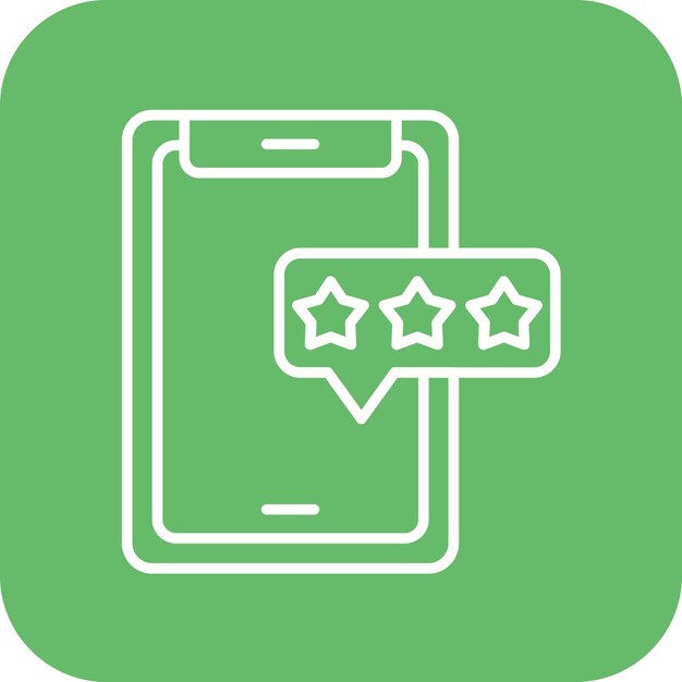app rating icon vector image can be used for customer feedback