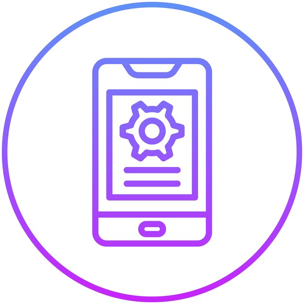 App Template vector icon illustration of No Code iconset