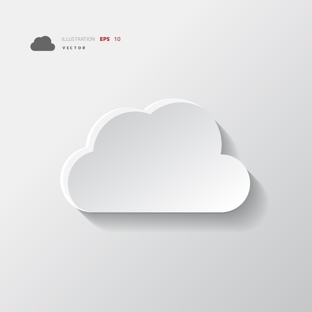 Application cloud icon data storage