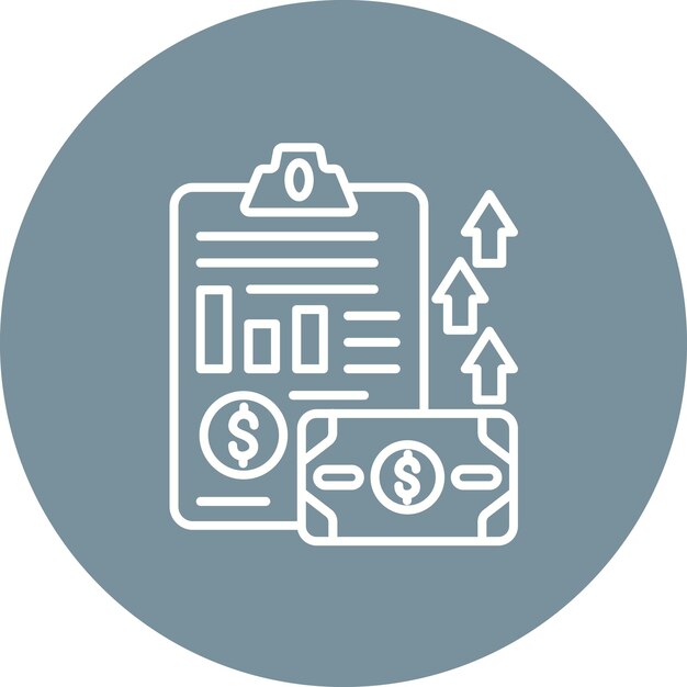 Appraisal icon vector image Can be used for Accounting